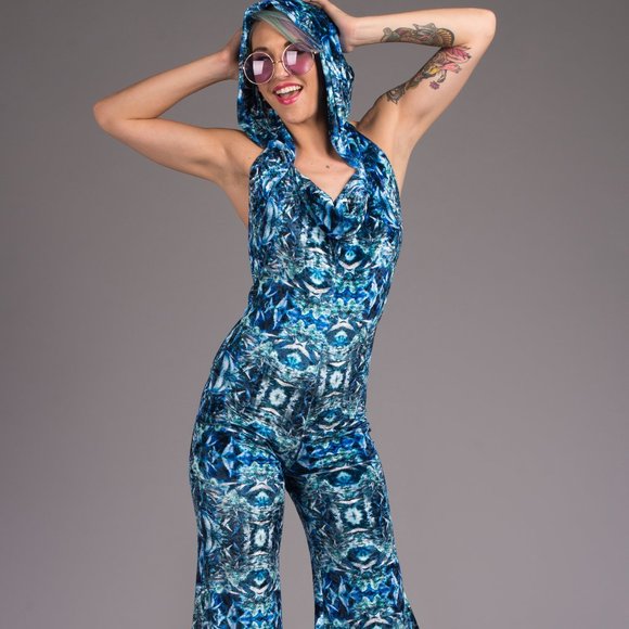 Warrior Within Designs 420 Print Jumpsuit - Picture 1 of 8